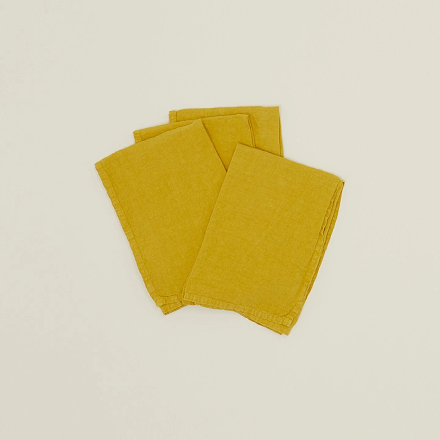 Simple Linen Napkin - Mustard