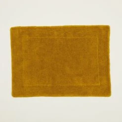 Simple Terry Bath Mat - Mustard