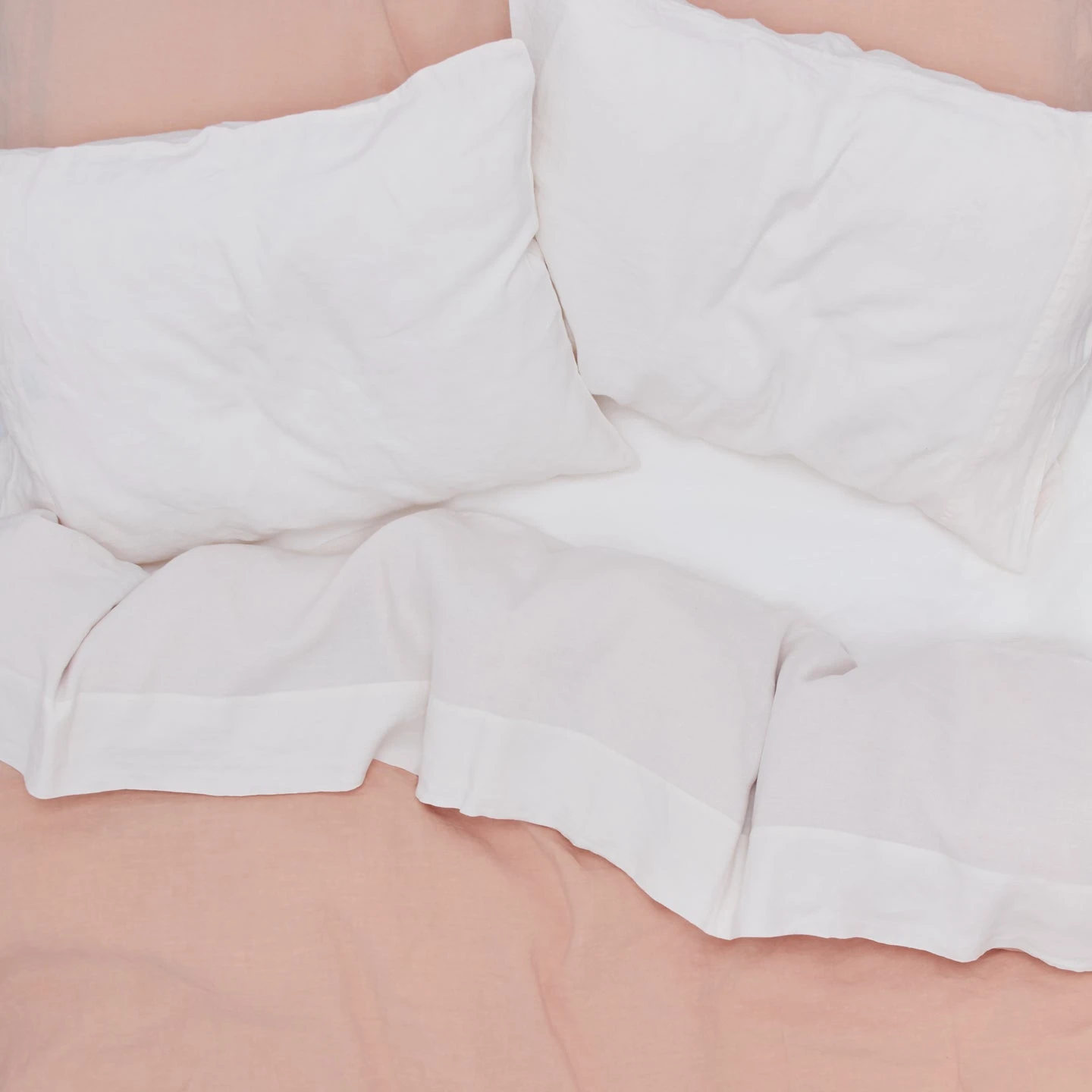 Simple Linen Duvet - White - Image 4