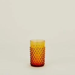 Hobnail Tumbler - Amber