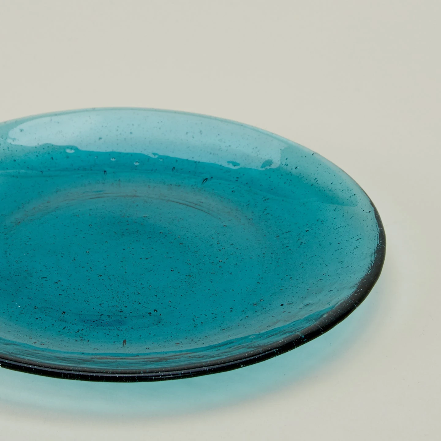 Glass Salad Plate - Peacock - Image 6