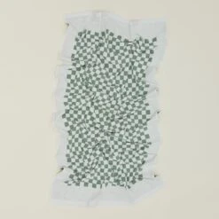 Roman Check Towel - Sage