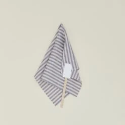 Chambray Stripe Kitchen Towel - Grey