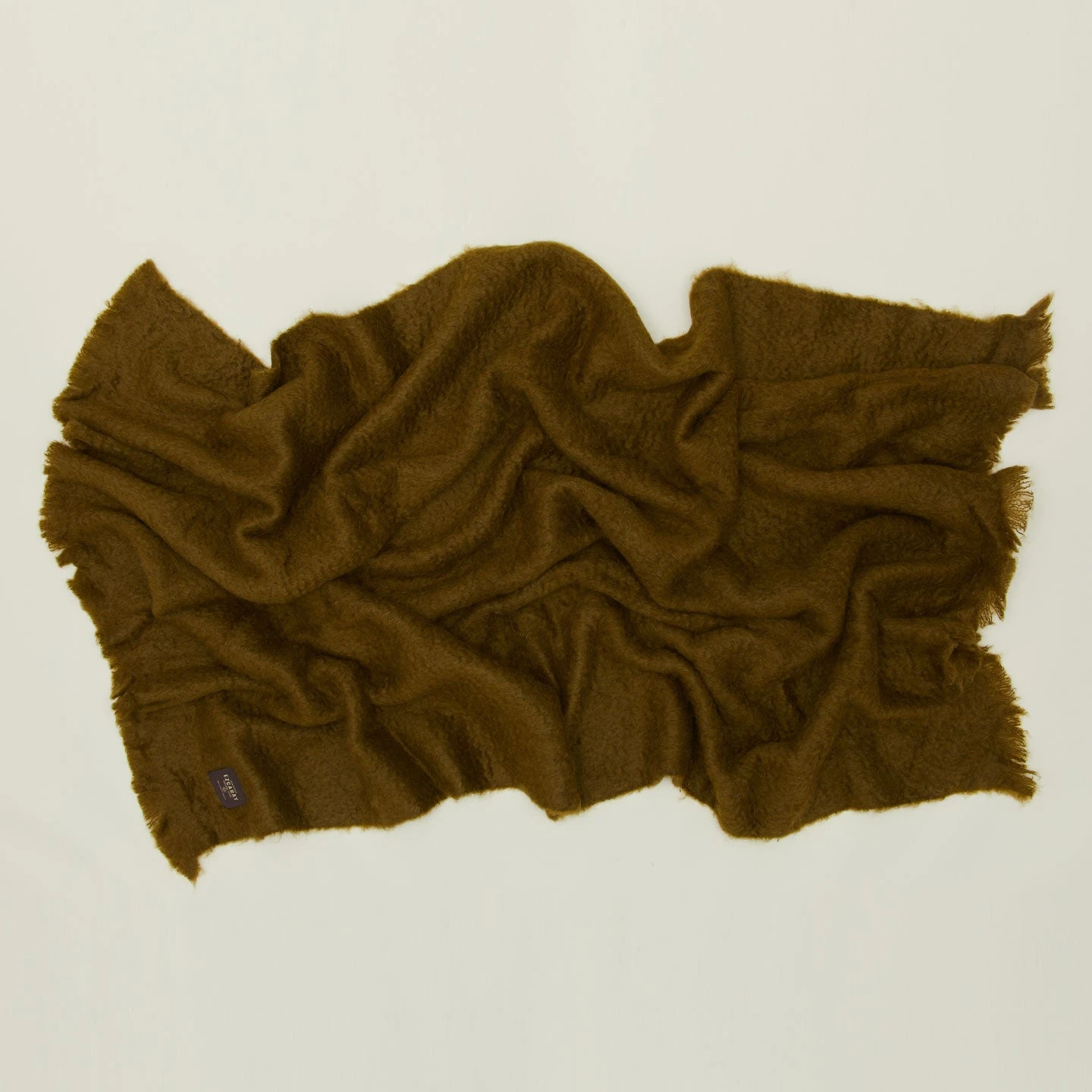 Solid Mohair Throw - Bronze - Image 2