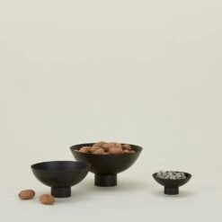 Essential Footed Bowl - Black