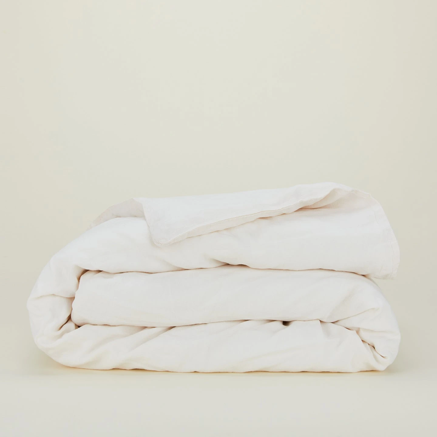 Simple Linen Duvet - Petal