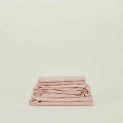 Essential Percale Sheet Set - Blush