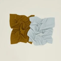 Essential Waffle Dish Towel - Bronze/Sky