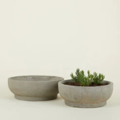 Footed Bowl Planter - Fiber Cement