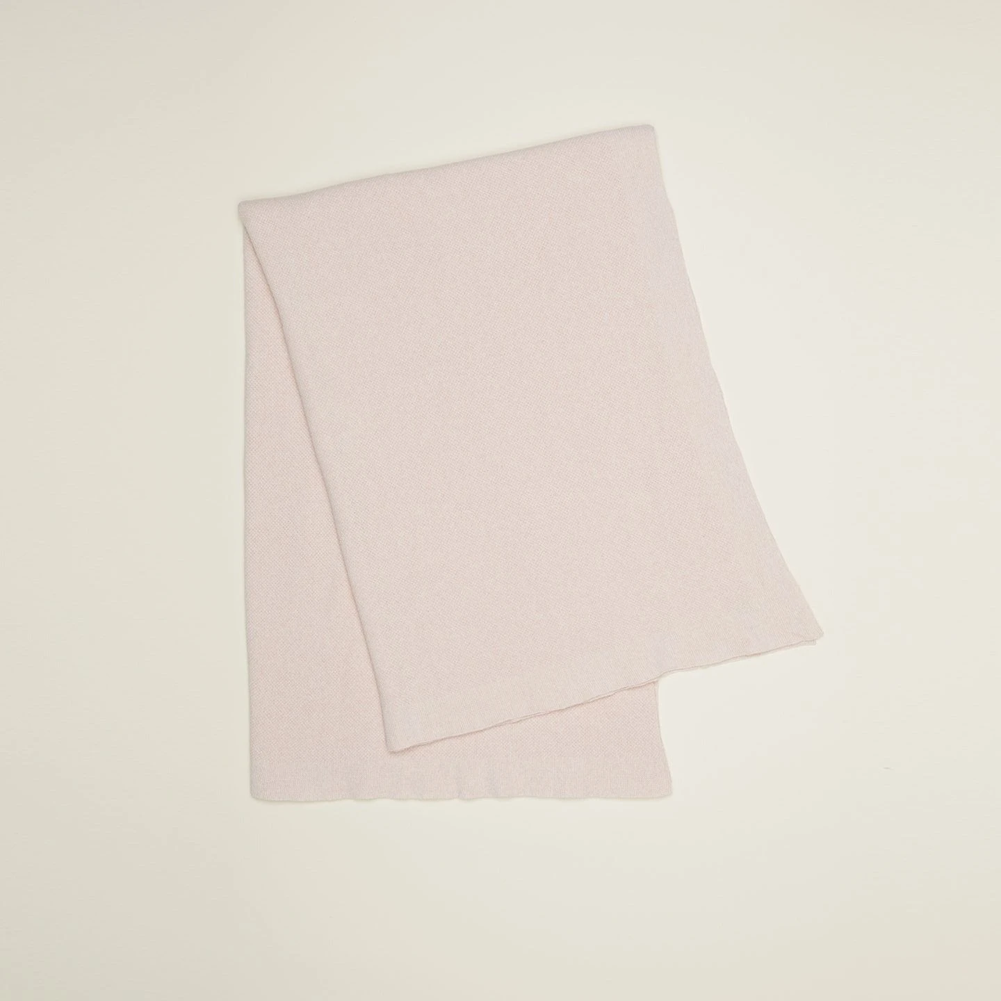 Simple Knit Oversized Throw - Blush