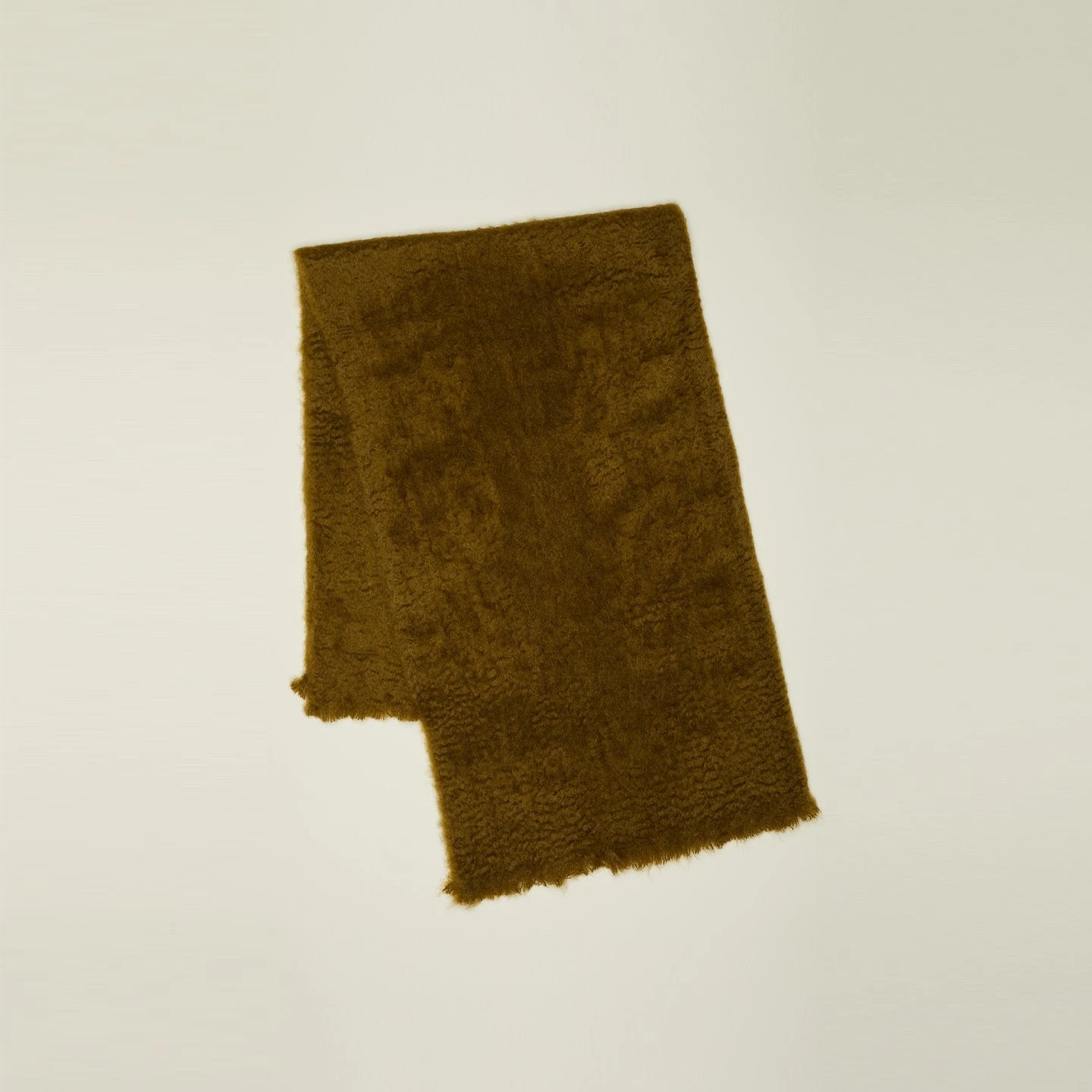Solid Mohair Throw - Bronze