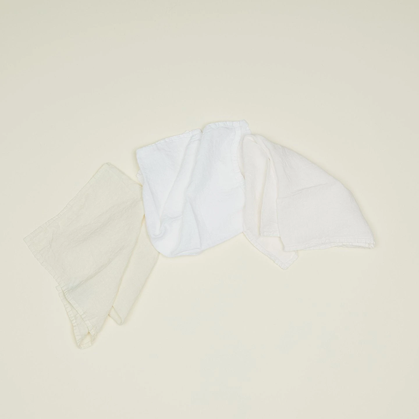 Simple Linen Napkin - White - Image 2