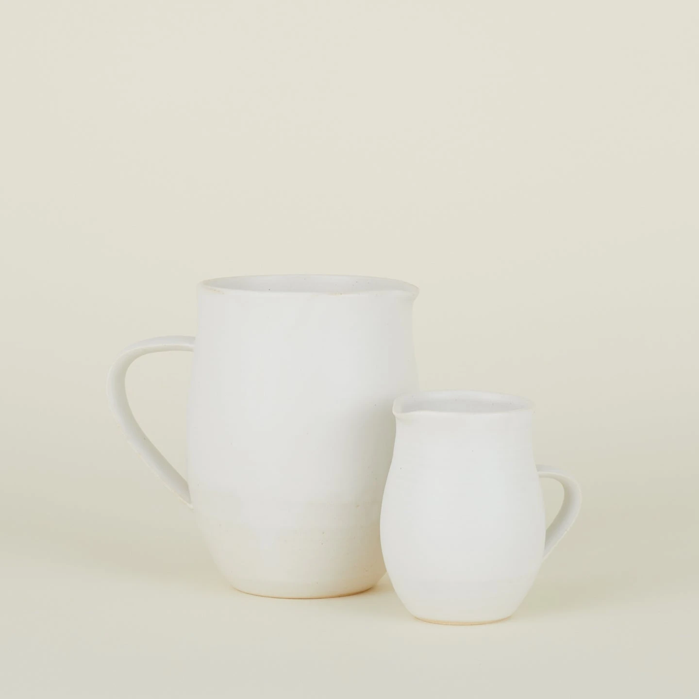 Stoneware Creamer - Eggshell - Image 3