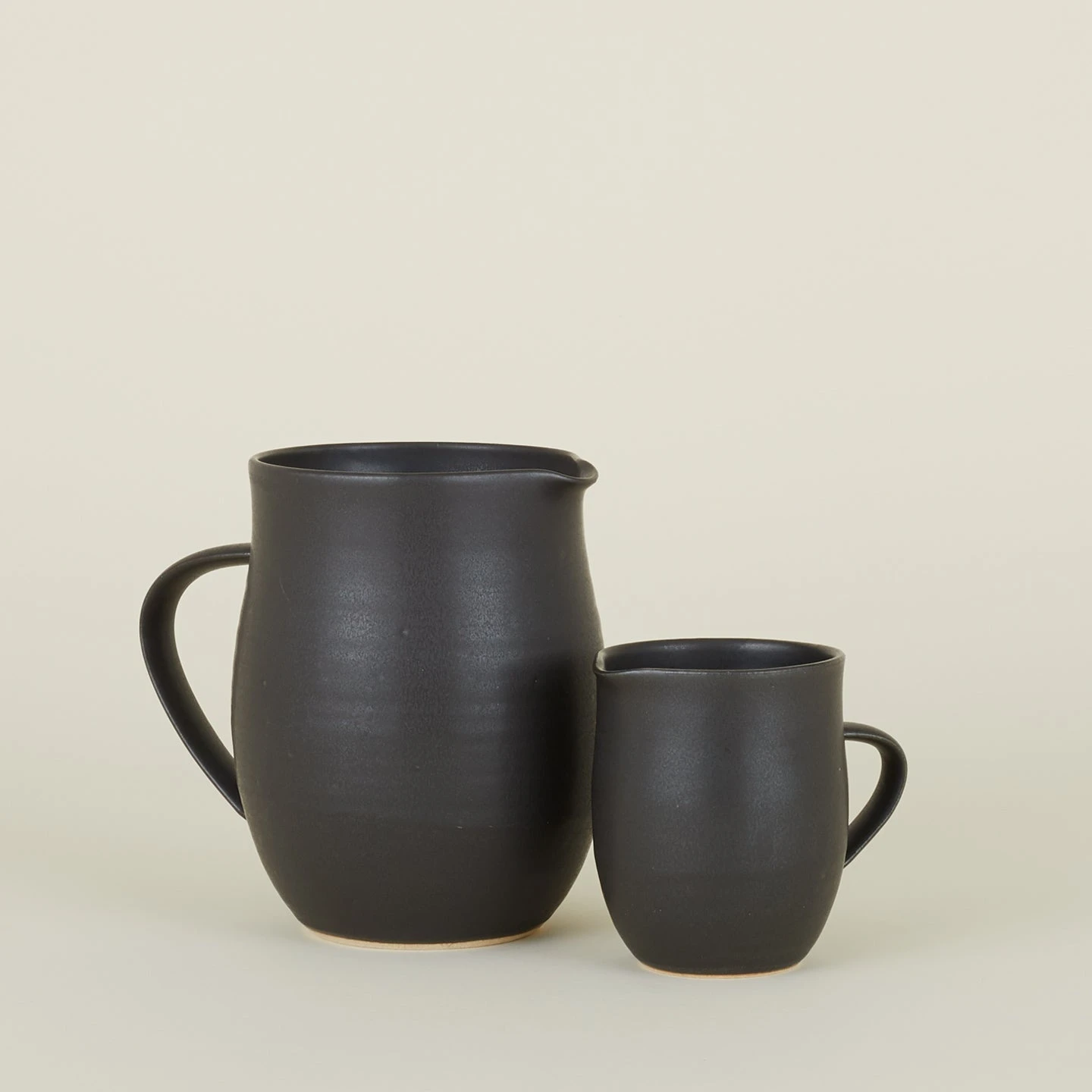 Stoneware Creamer - Black - Image 3