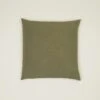 Simple Linen 22x22 Pillow - Olive