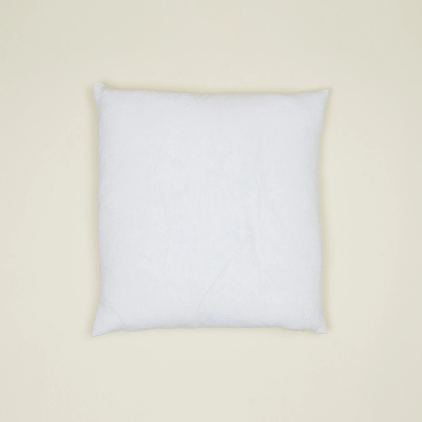 Simple Linen 22x22 Pillow - White