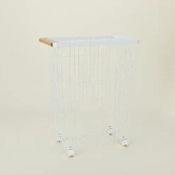 Slim Rolling Laundry Basket