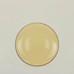 Glass Dinner Plate - Amber