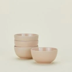 Essential Large Bowl, Set Of 4 - Blush