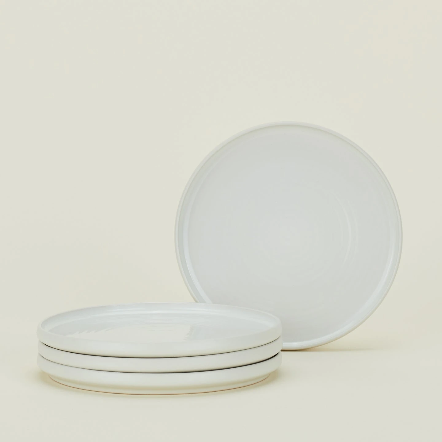 Essential Salad Plate, Set Of 4 - Bone