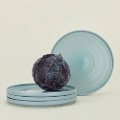 Essential Dinner Plate, Set Of 4 - Sky