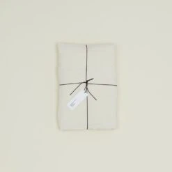 Simple Linen Fitted Sheet - Ivory