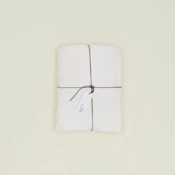 Simple Linen Fitted Sheet - Petal