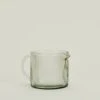 Glass Ribbed Pitcher