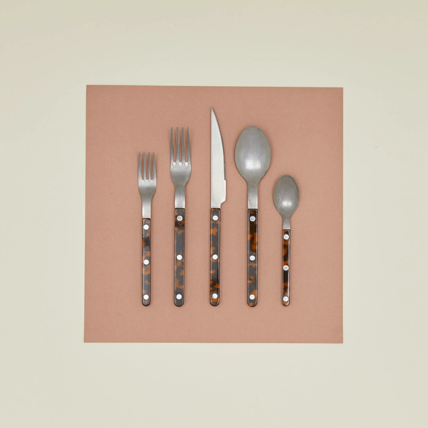 Sabre Bistrot Flatware - Faux Tortoise