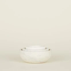 Simple Marble Bowl - White