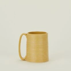 Tall Ribbed Mug - Marigold